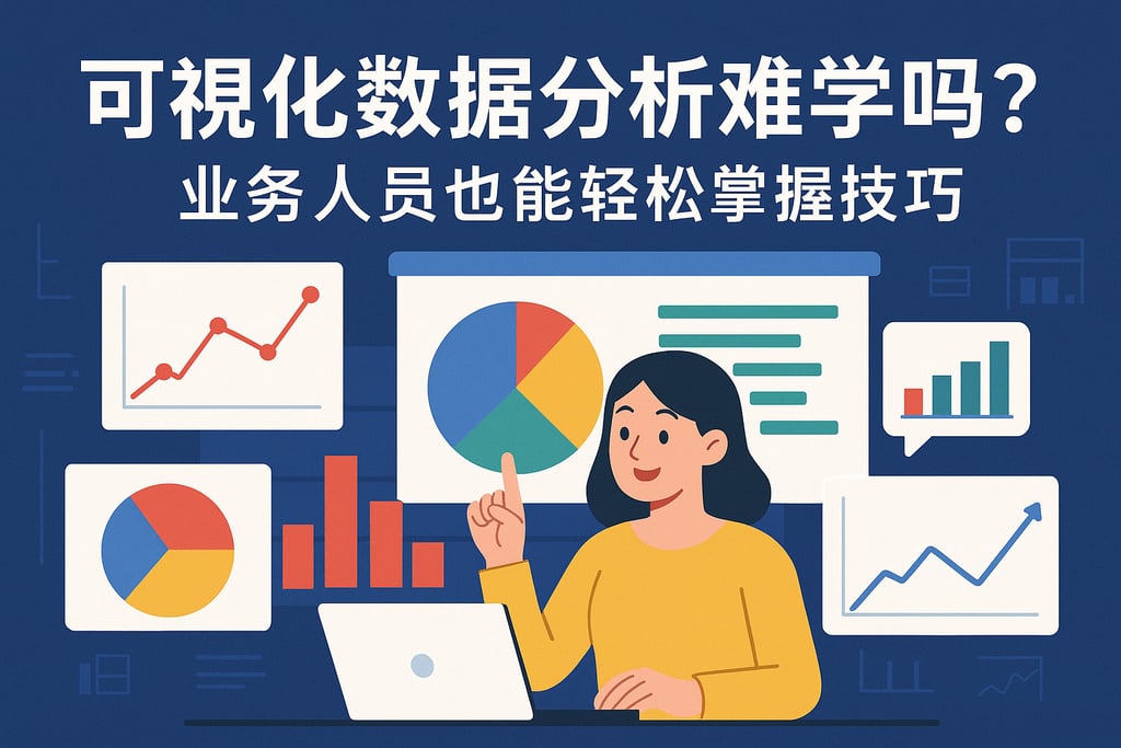 可视化数据分析难学吗？业务人员也能轻松掌握技巧
