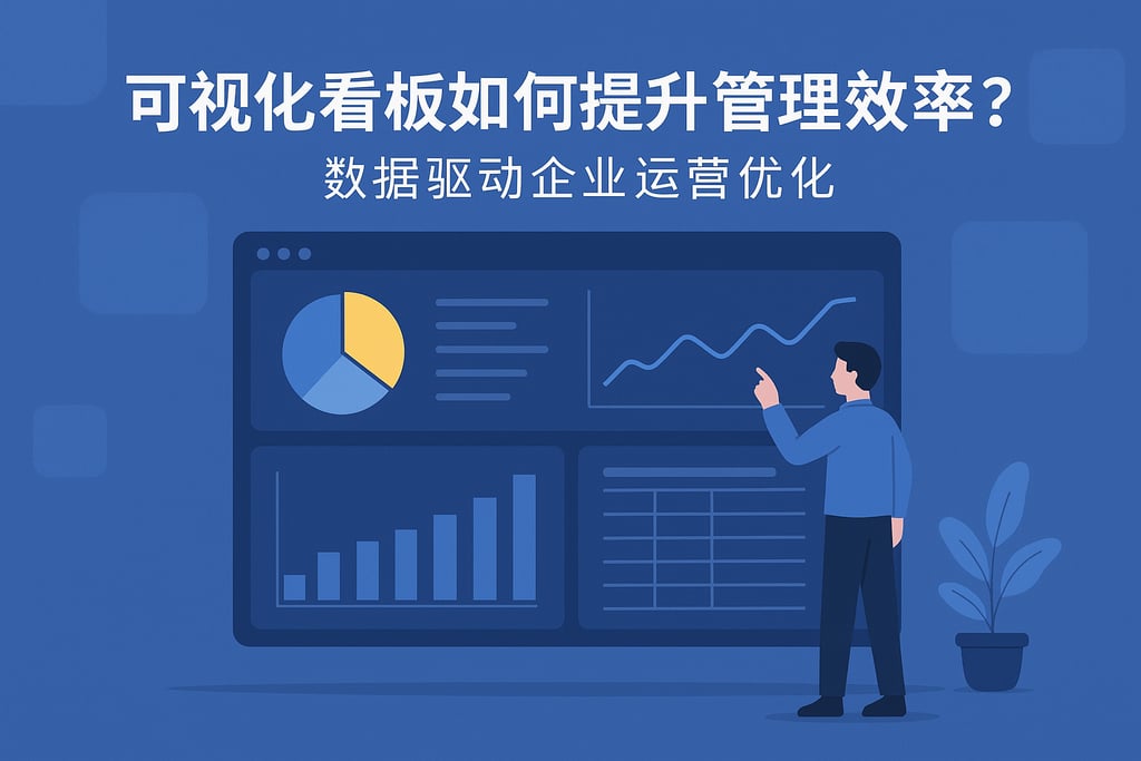 可视化看板如何提升管理效率？数据驱动企业运营优化