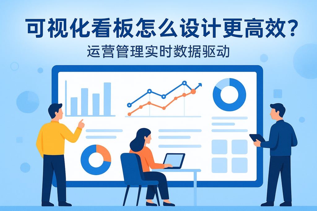 可视化看板怎么设计更高效？运营管理实时数据驱动