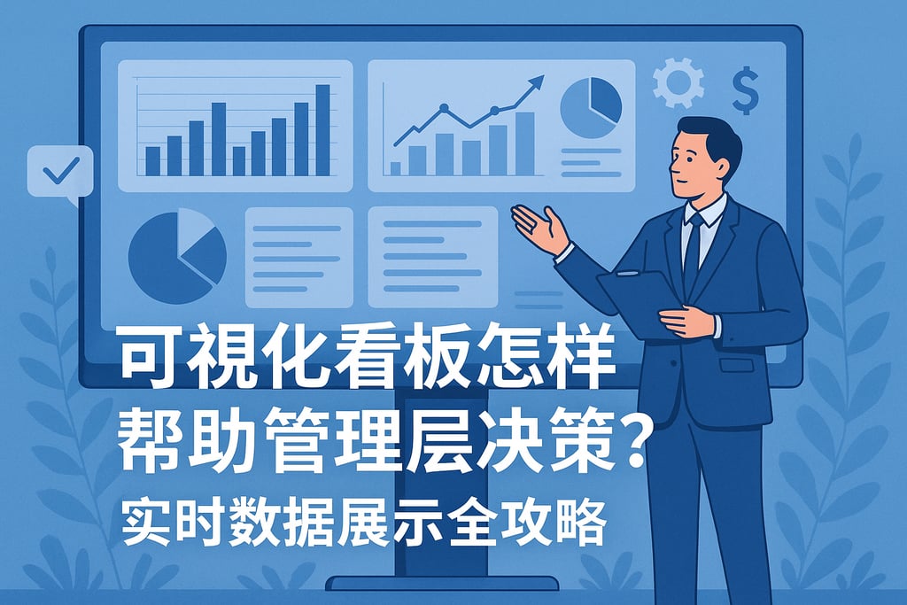 可视化看板怎样帮助管理层决策？实时数据展示全攻略