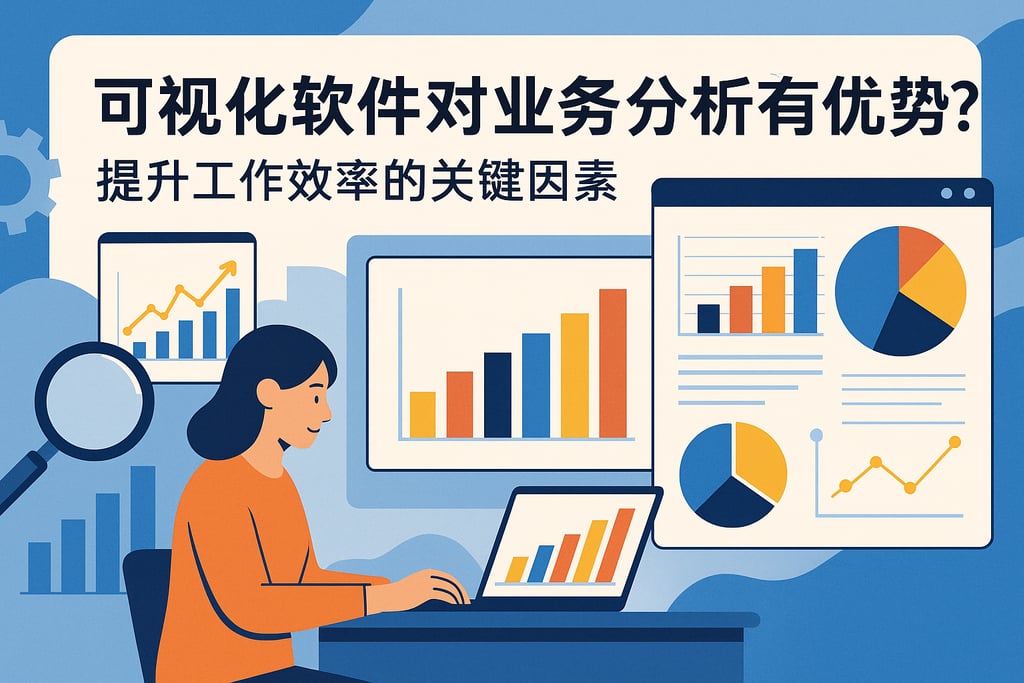 可视化软件对业务分析有何优势？提升工作效率的关键因素