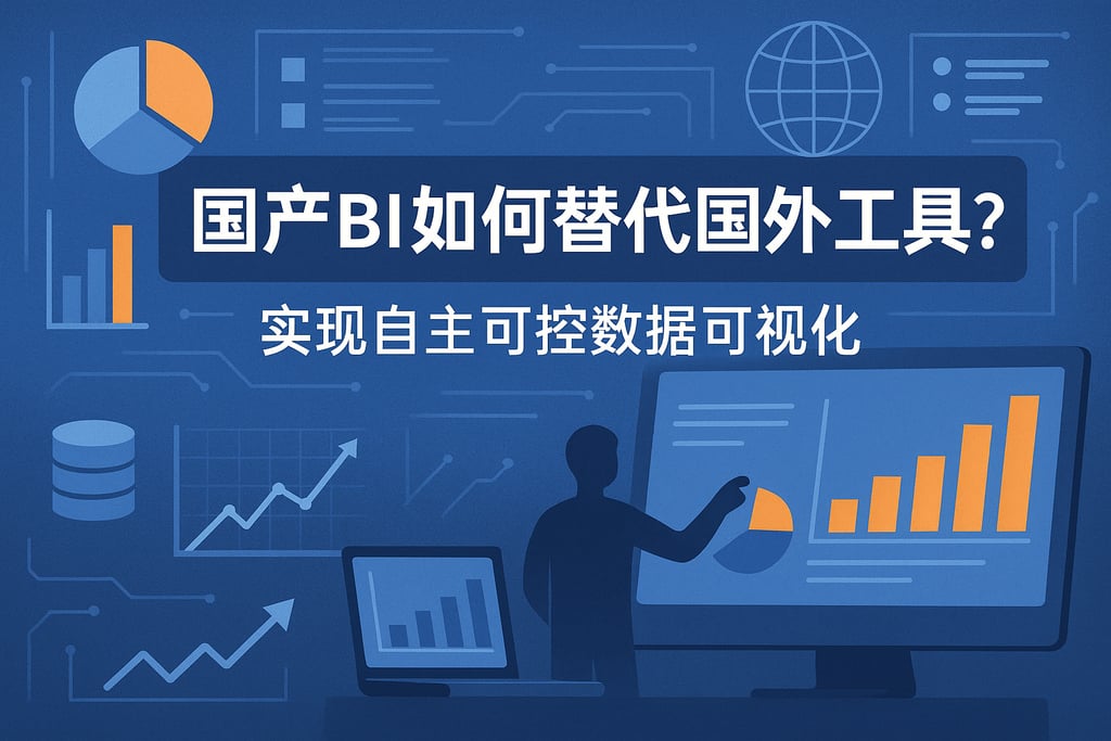 国产BI如何替代国外工具？实现自主可控数据可视化