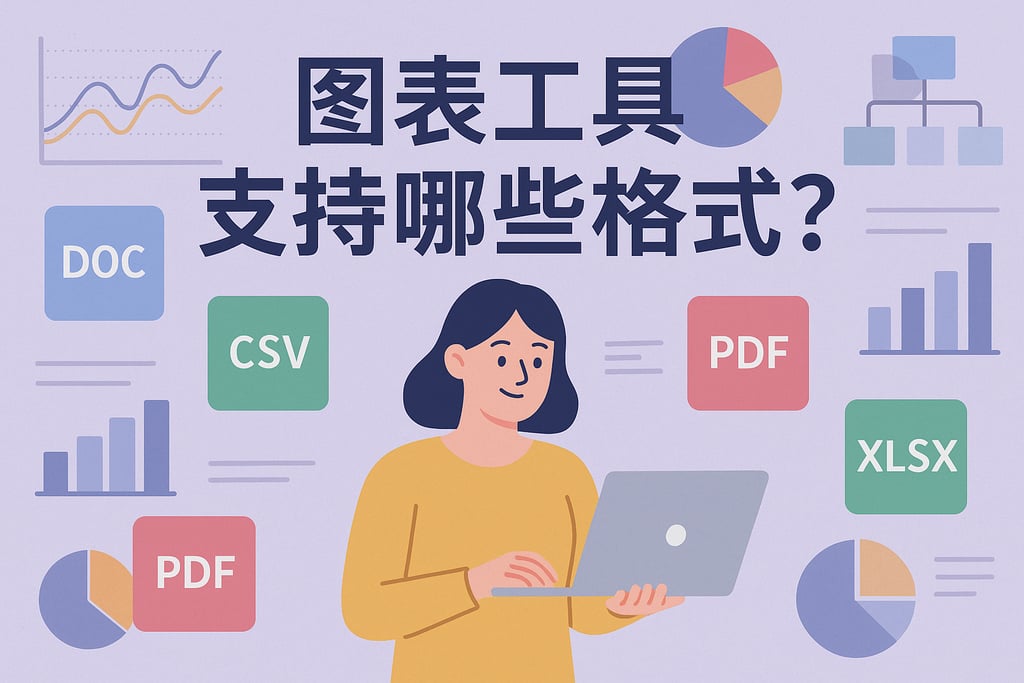 图表工具支持哪些格式？满足多行业多场景需求