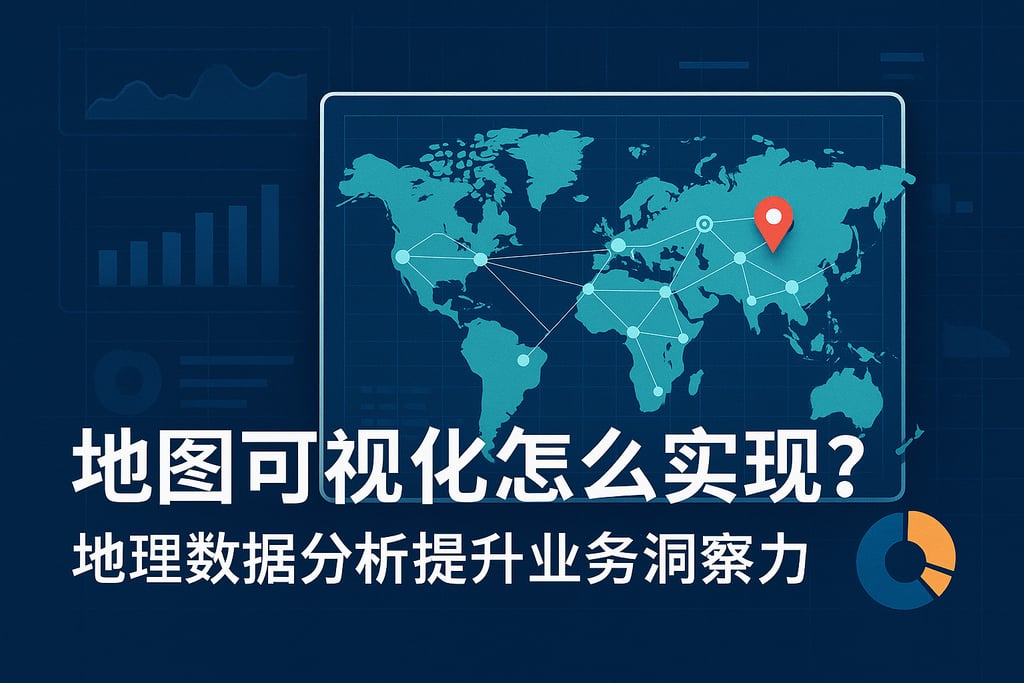 地图可视化怎么实现？地理数据分析提升业务洞察力