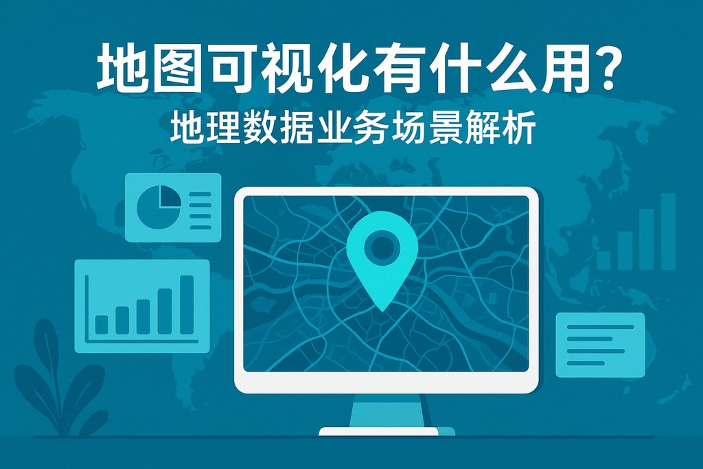 地图可视化有什么用？地理数据业务场景解析