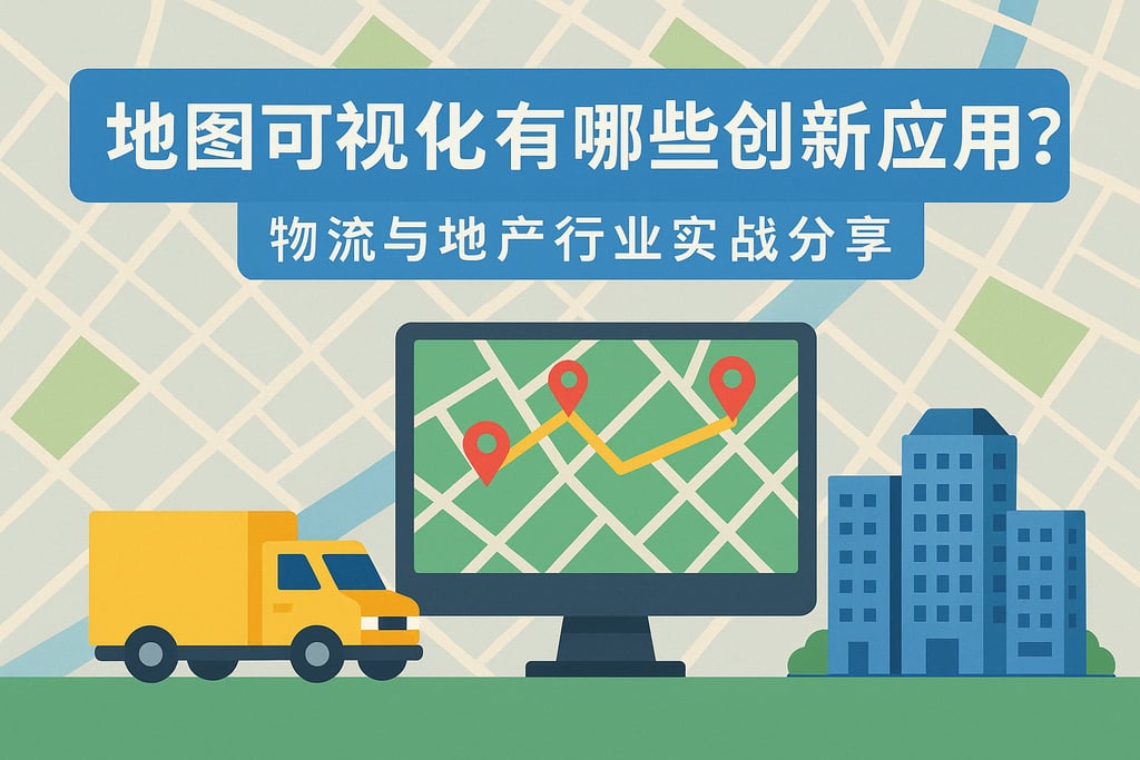 地图可视化有哪些创新应用？物流与地产行业实战分享