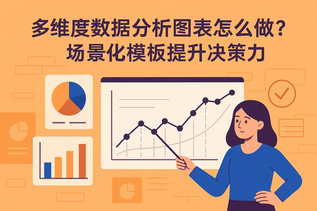 多维度数据分析图表怎么做？场景化模板提升决策力