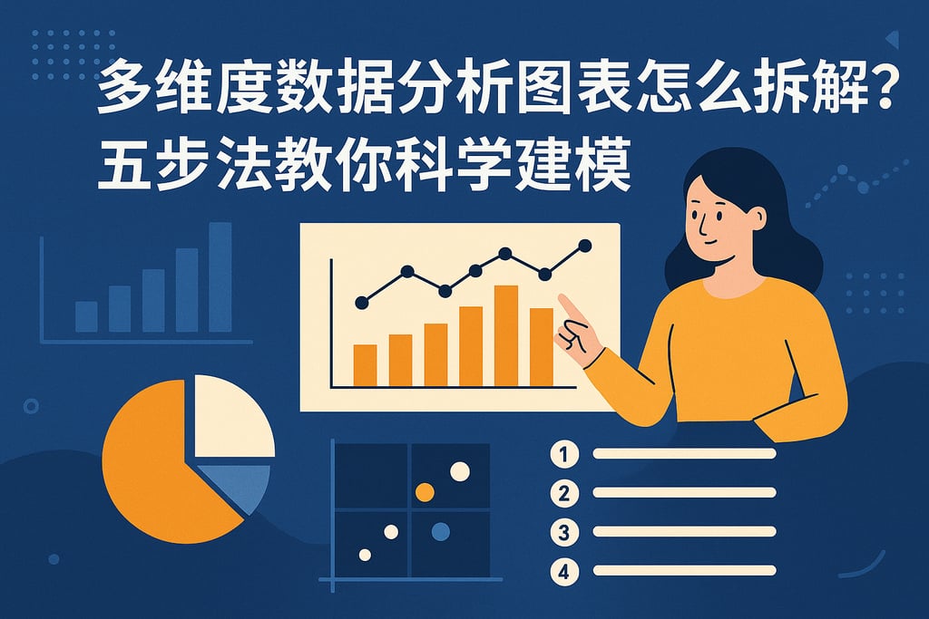 多维度数据分析图表怎么拆解？五步法教你科学建模