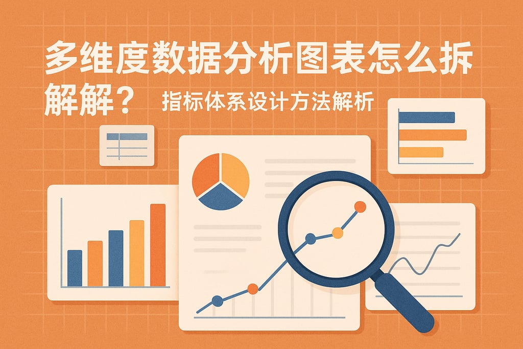 多维度数据分析图表怎么拆解？指标体系设计方法解析