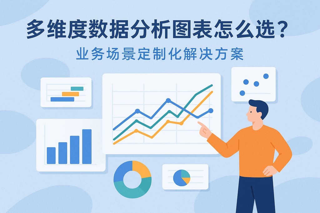 多维度数据分析图表怎么选？业务场景定制化解决方案