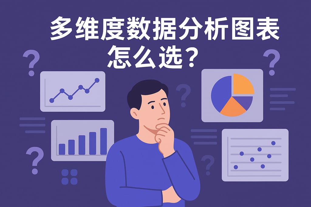 多维度数据分析图表怎么选？满足企业自助分析