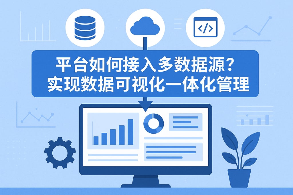 平台如何接入多数据源？实现数据可视化一体化管理