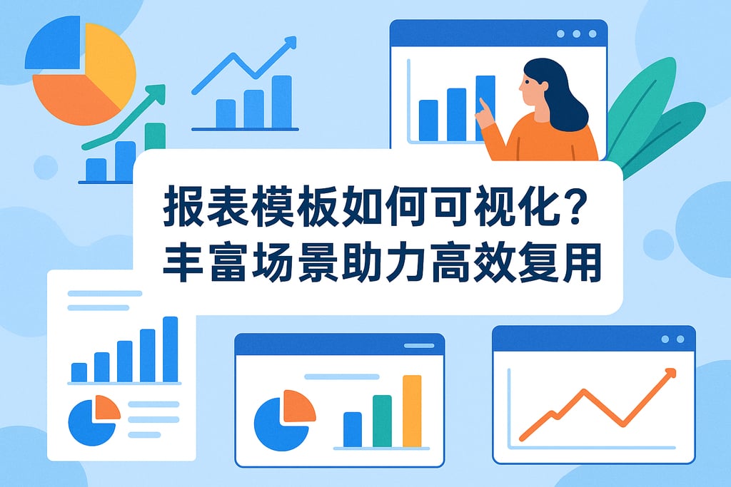 报表模板如何可视化？丰富场景助力高效复用
