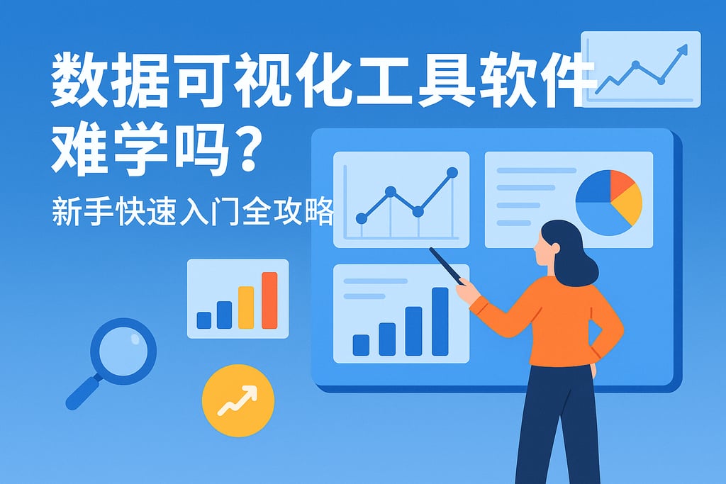 数据可视化工具软件难学吗？新手快速入门全攻略