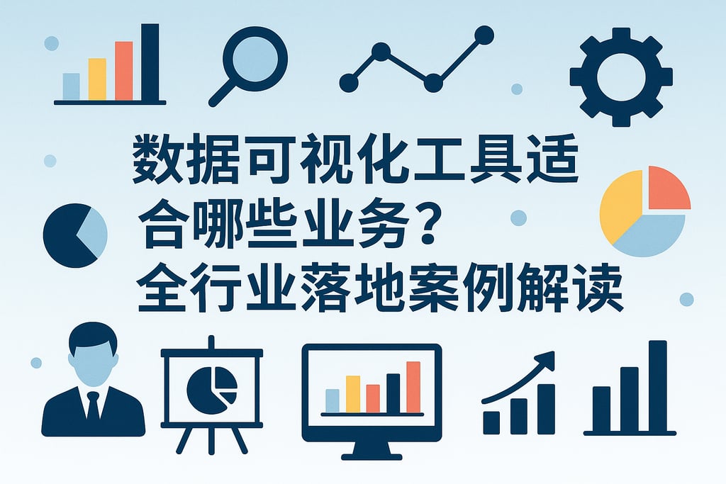 数据可视化工具适合哪些业务？全行业落地案例解读
