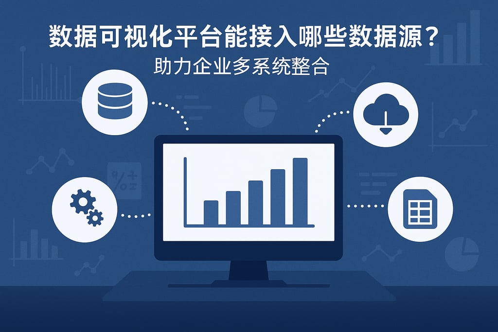 数据可视化平台能接入哪些数据源？助力企业多系统整合