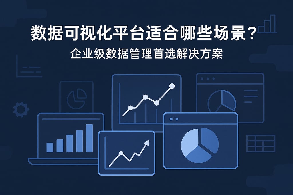 数据可视化平台适合哪些场景？企业级数据管理首选解决方案