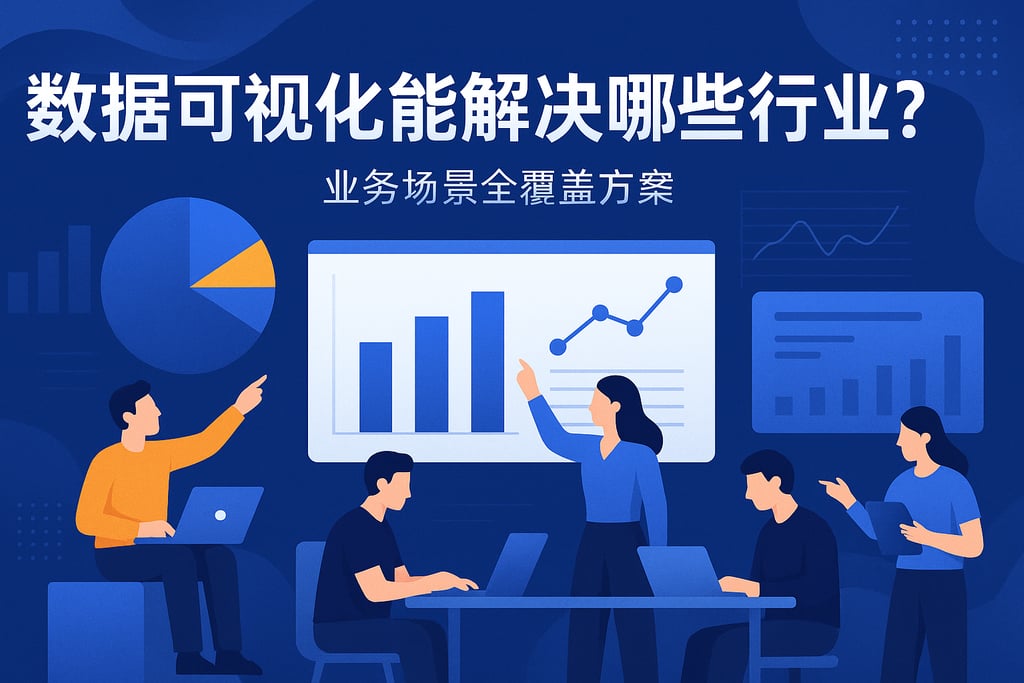 数据可视化能解决哪些行业难题？业务场景全覆盖方案