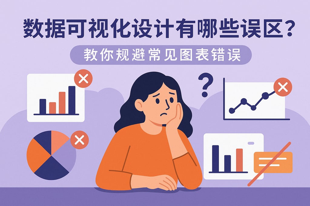 数据可视化设计有哪些误区？教你规避常见图表错误