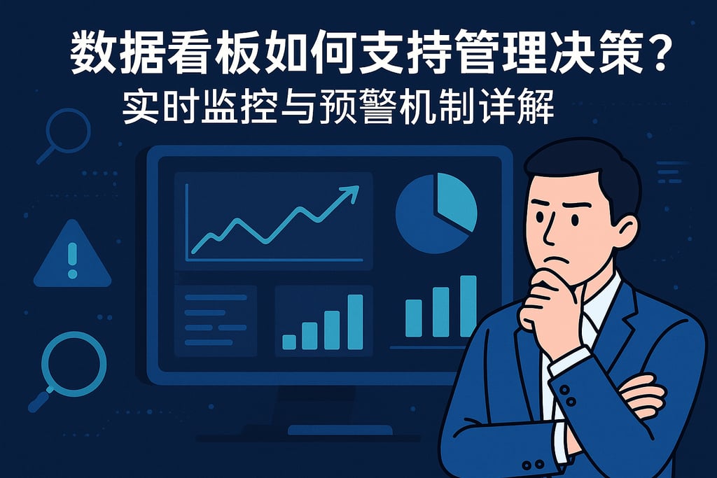 数据看板如何支持管理决策？实时监控与预警机制详解
