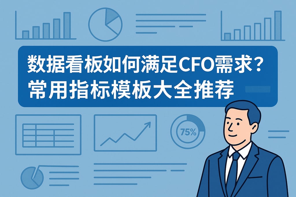 数据看板如何满足CFO需求？常用指标模板大全推荐