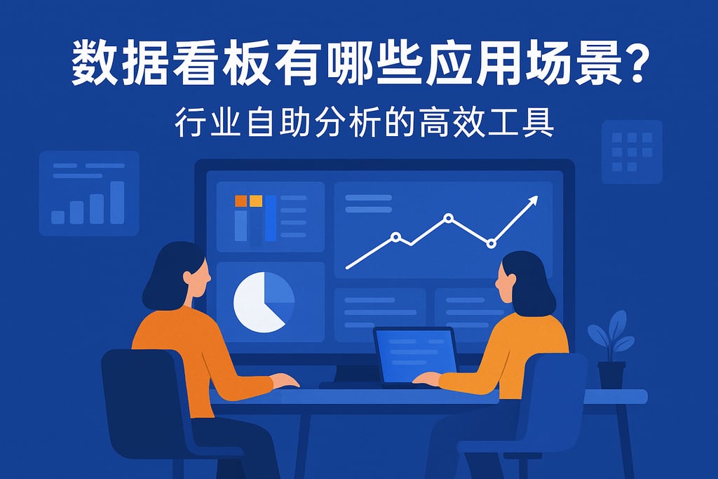 数据看板有哪些应用场景？行业自助分析的高效工具