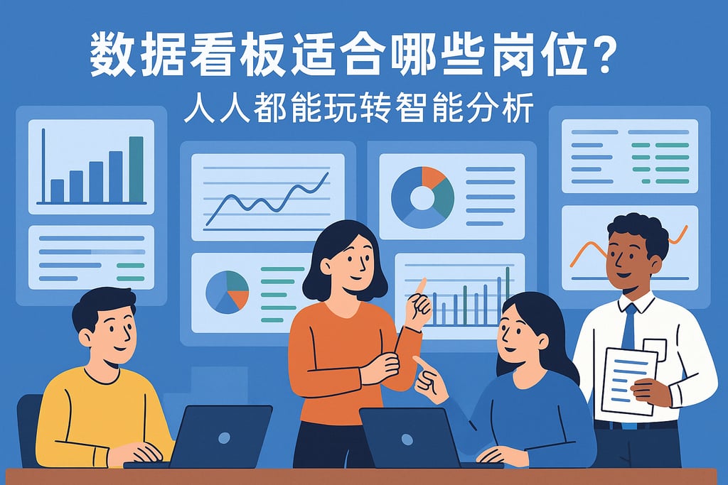 数据看板适合哪些岗位？人人都能玩转智能分析