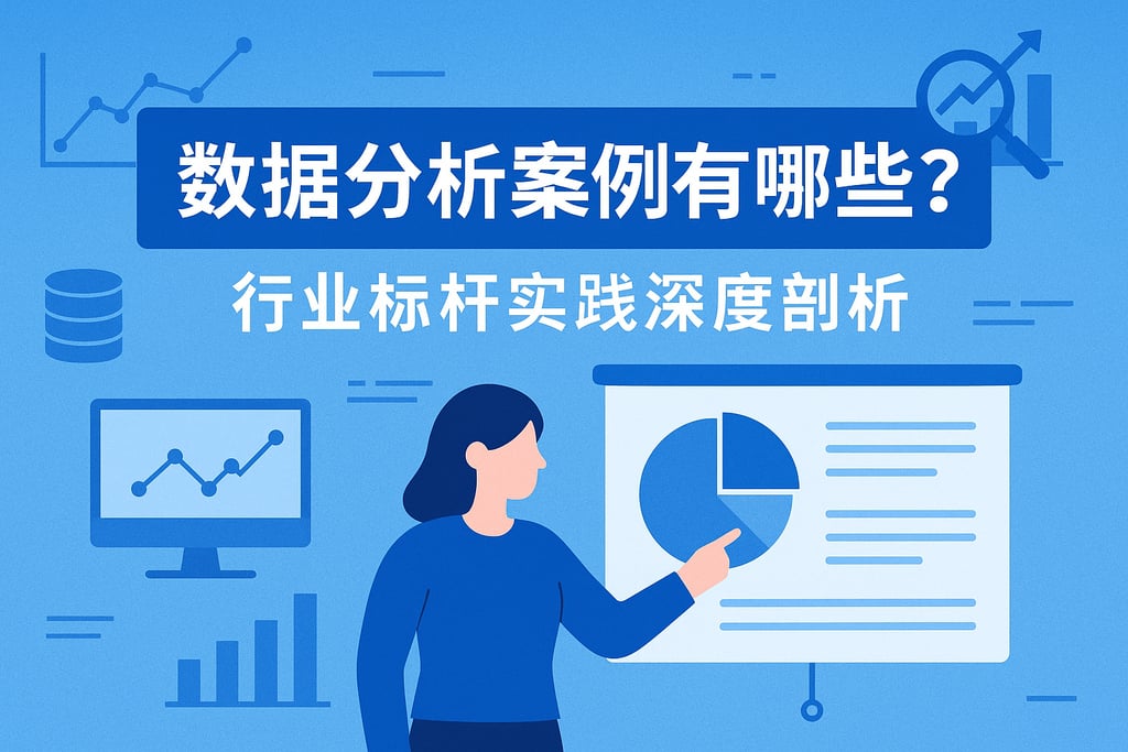 数据分析案例有哪些?行业标杆实践深度剖析 - FineBI数据分析知识库