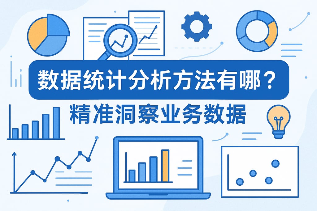 数据统计分析方法有哪些?精准洞察业务数据 - FineBI数据分析知识库