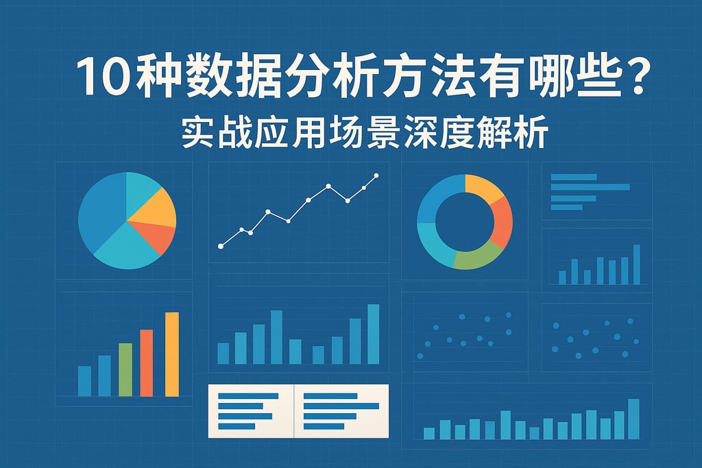 10种数据分析方法有哪些？实战应用场景深度解析