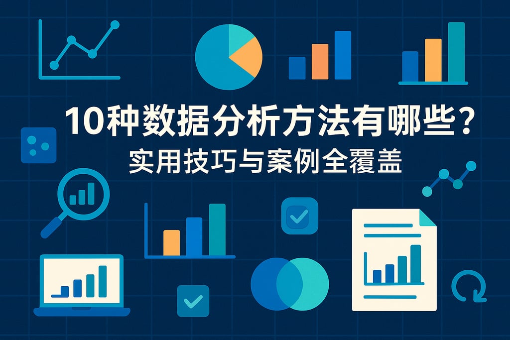 10种数据分析方法有哪些？实用技巧与案例全覆盖