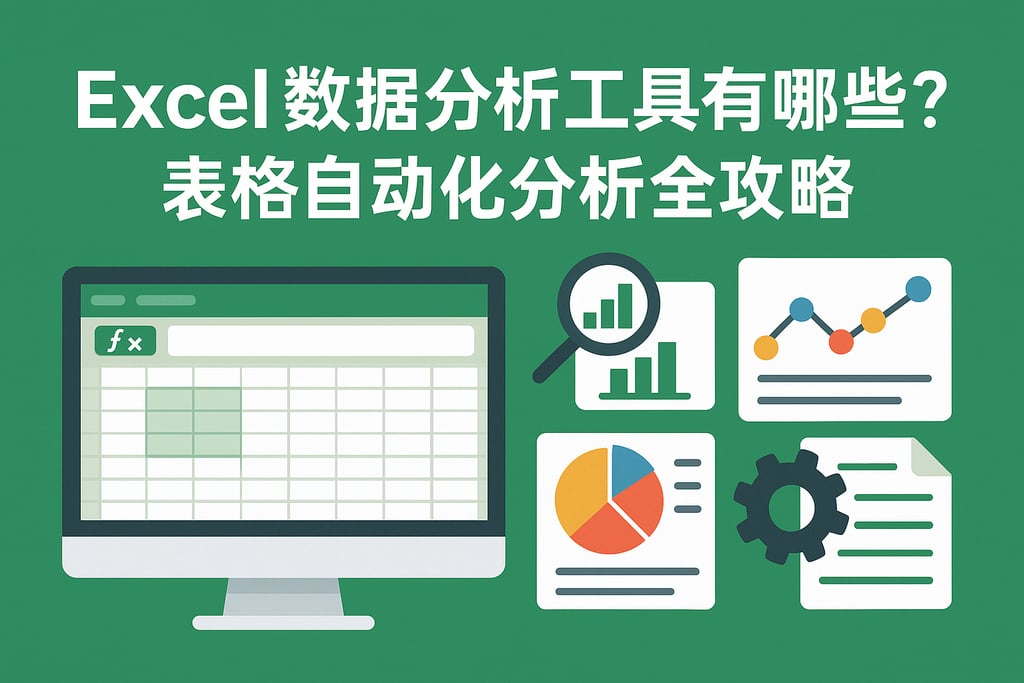 Excel数据分析工具有哪些？表格自动化分析全攻略