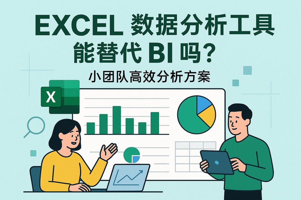 Excel数据分析工具能替代BI吗？小团队高效分析方案