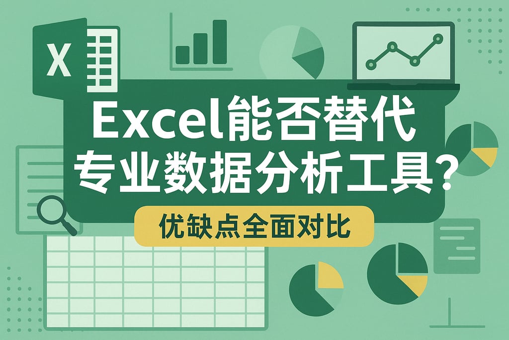 Excel能否替代专业数据分析工具？优缺点全面对比