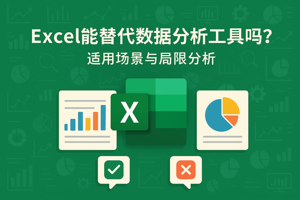 Excel能替代数据分析工具吗？适用场景与局限分析