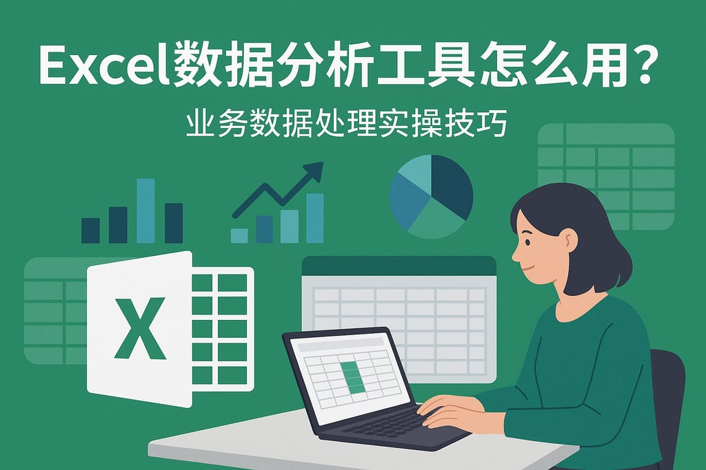 excel数据分析工具怎么用？业务数据处理实操技巧