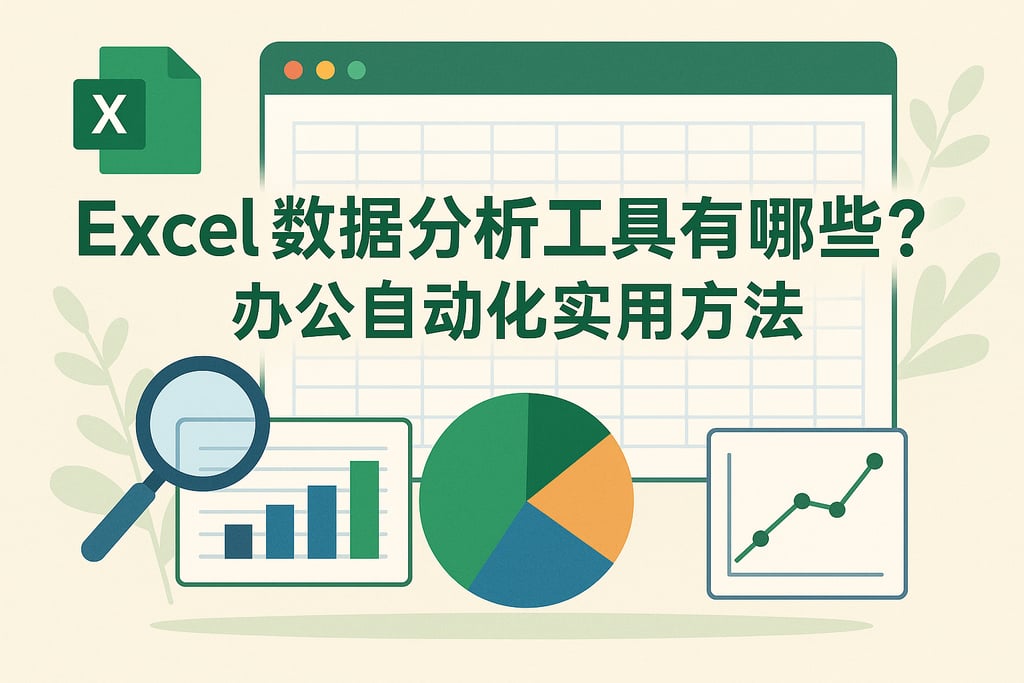 excel数据分析工具有哪些？办公自动化实用方法