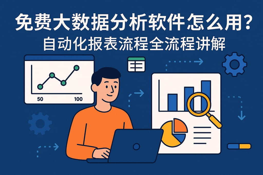 免费大数据分析软件怎么用？自动化报表流程全流程讲解