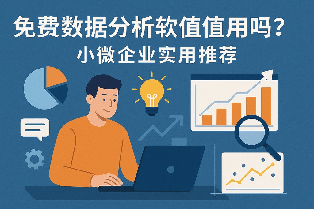 免费数据分析软件值得用吗？小微企业实用推荐