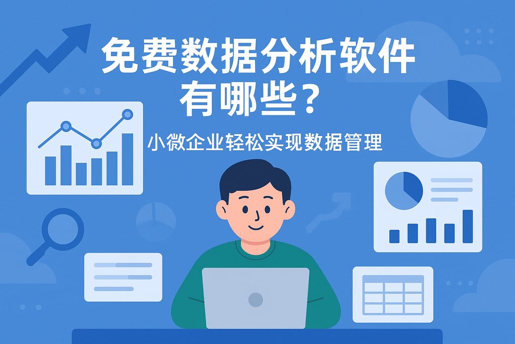 免费数据分析软件有哪些？小微企业轻松实现数据管理