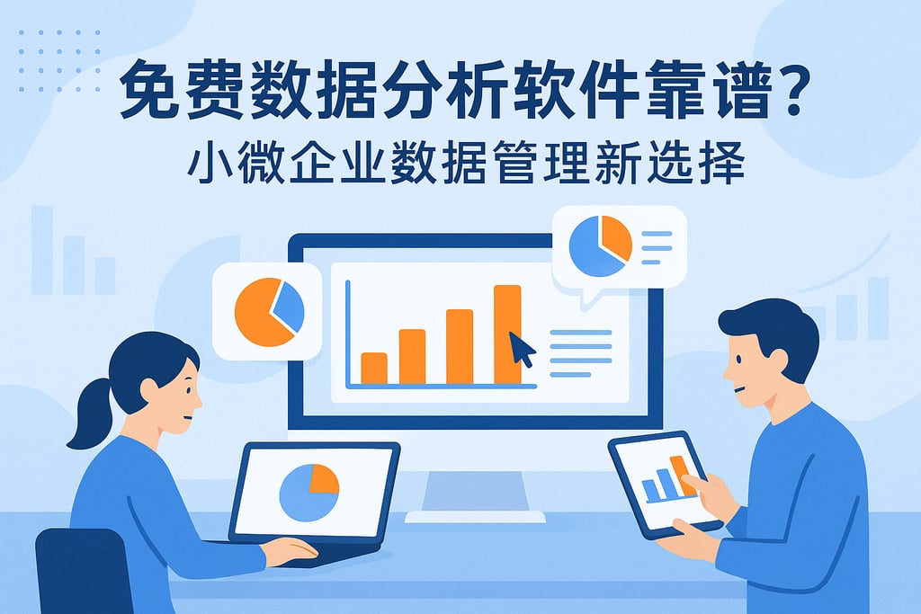 免费数据分析软件靠谱吗？小微企业数据管理新选择