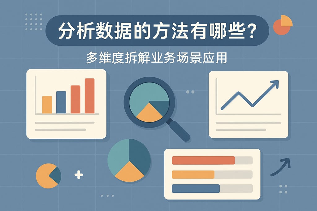 分析数据的方法有哪些？多维度拆解业务场景应用