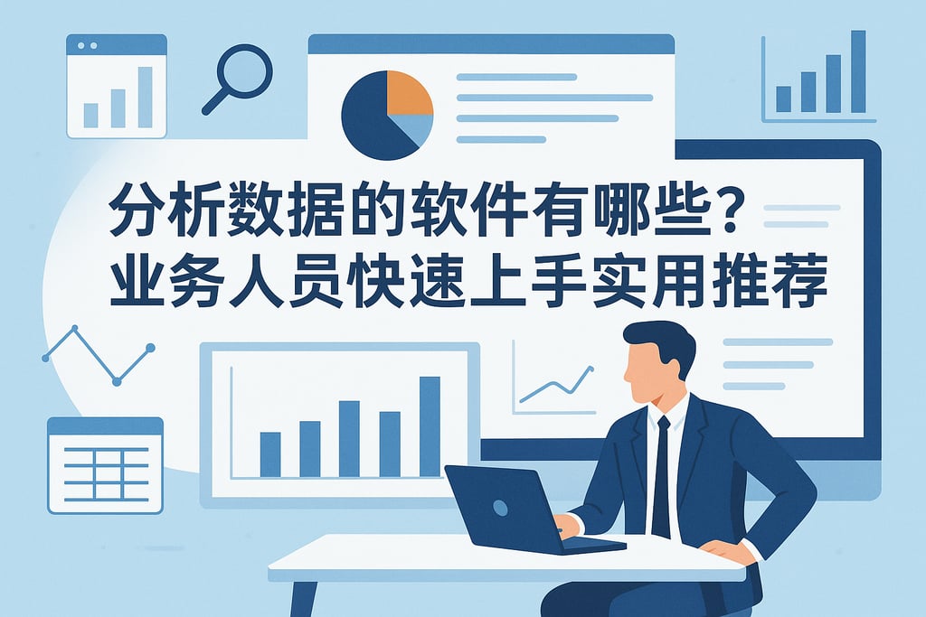 分析数据的软件有哪些？业务人员快速上手实用推荐