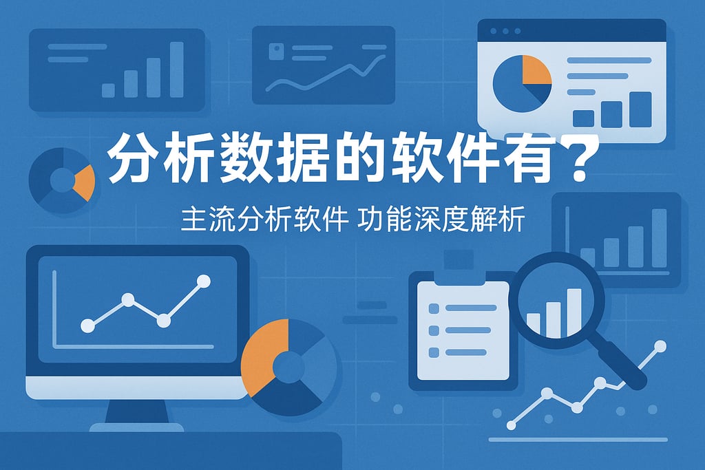 分析数据的软件有哪些？主流分析软件功能深度解析