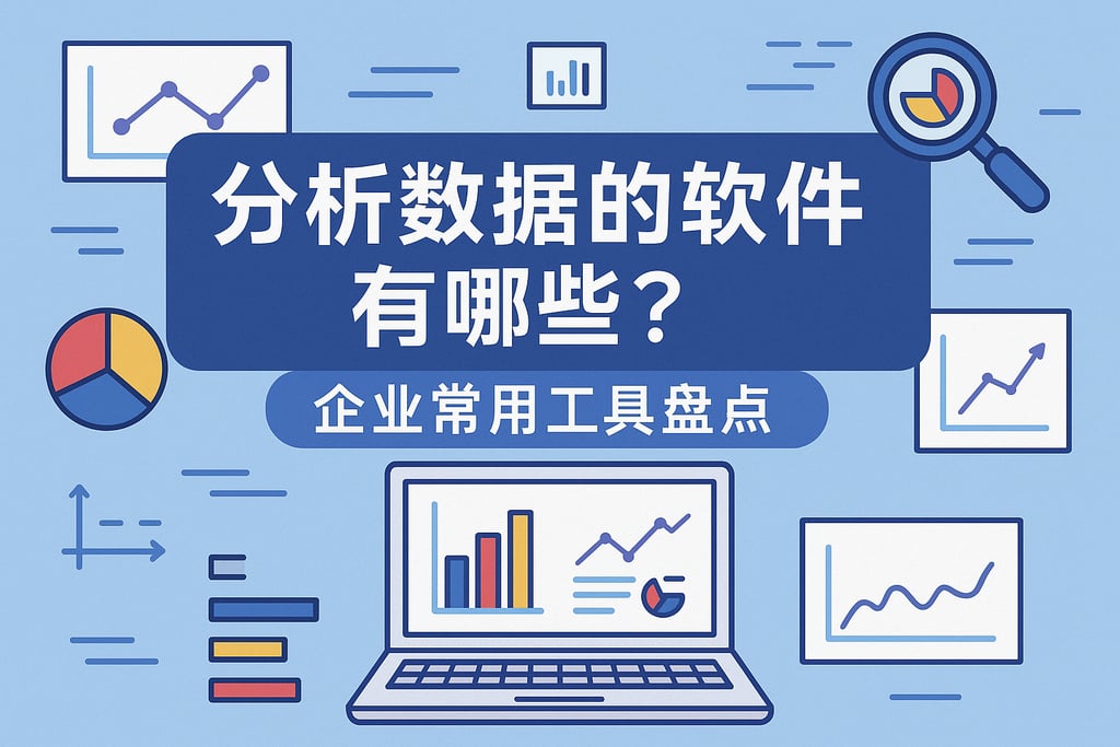 分析数据的软件有哪些？企业常用工具盘点