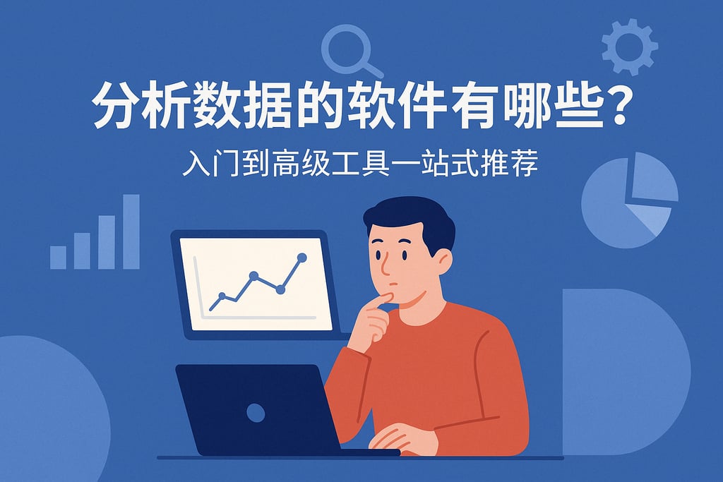 分析数据的软件有哪些？入门到高级工具一站式推荐