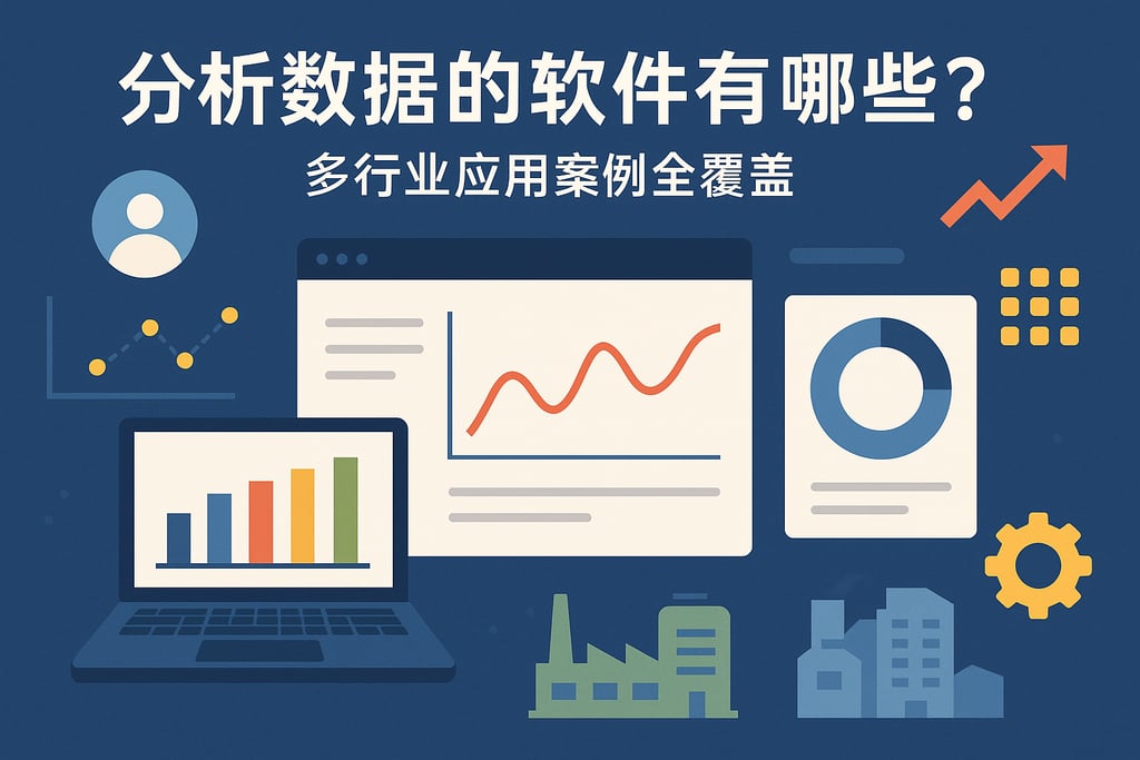 分析数据的软件有哪些？多行业应用案例全覆盖
