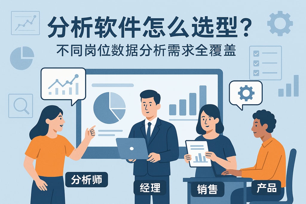 分析软件怎么选型？不同岗位数据分析需求全覆盖