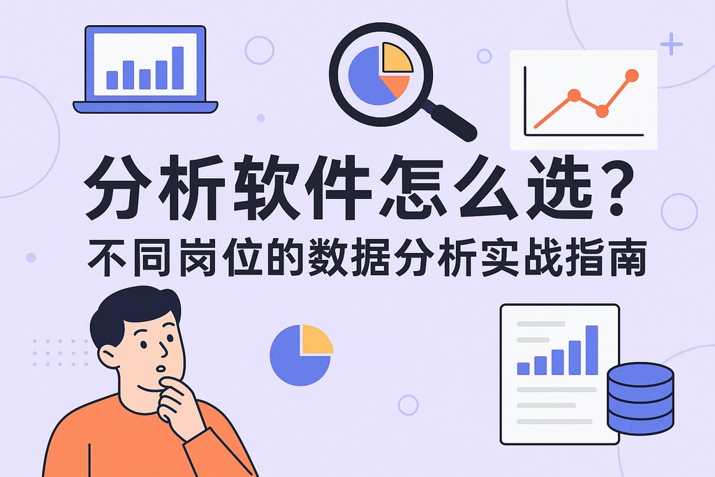 分析软件怎么选？不同岗位的数据分析实战指南