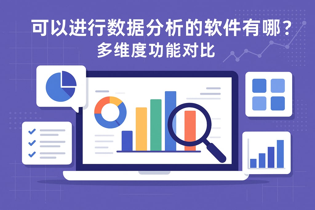 可以进行数据分析的软件有哪些？多维度功能对比